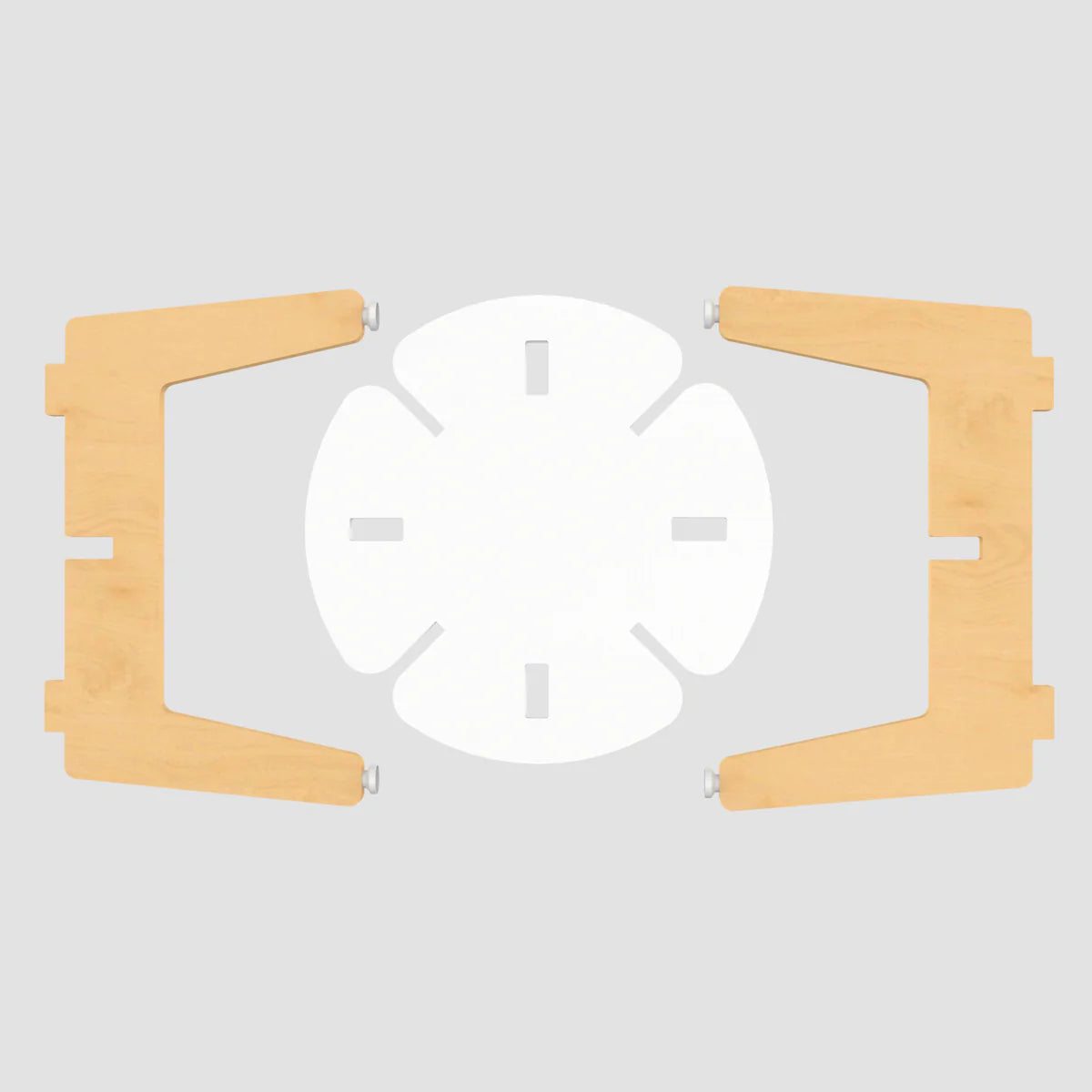 Buy White Grape Multipurpose Wooden Stool - White - Down Parts - SkilloToys.com