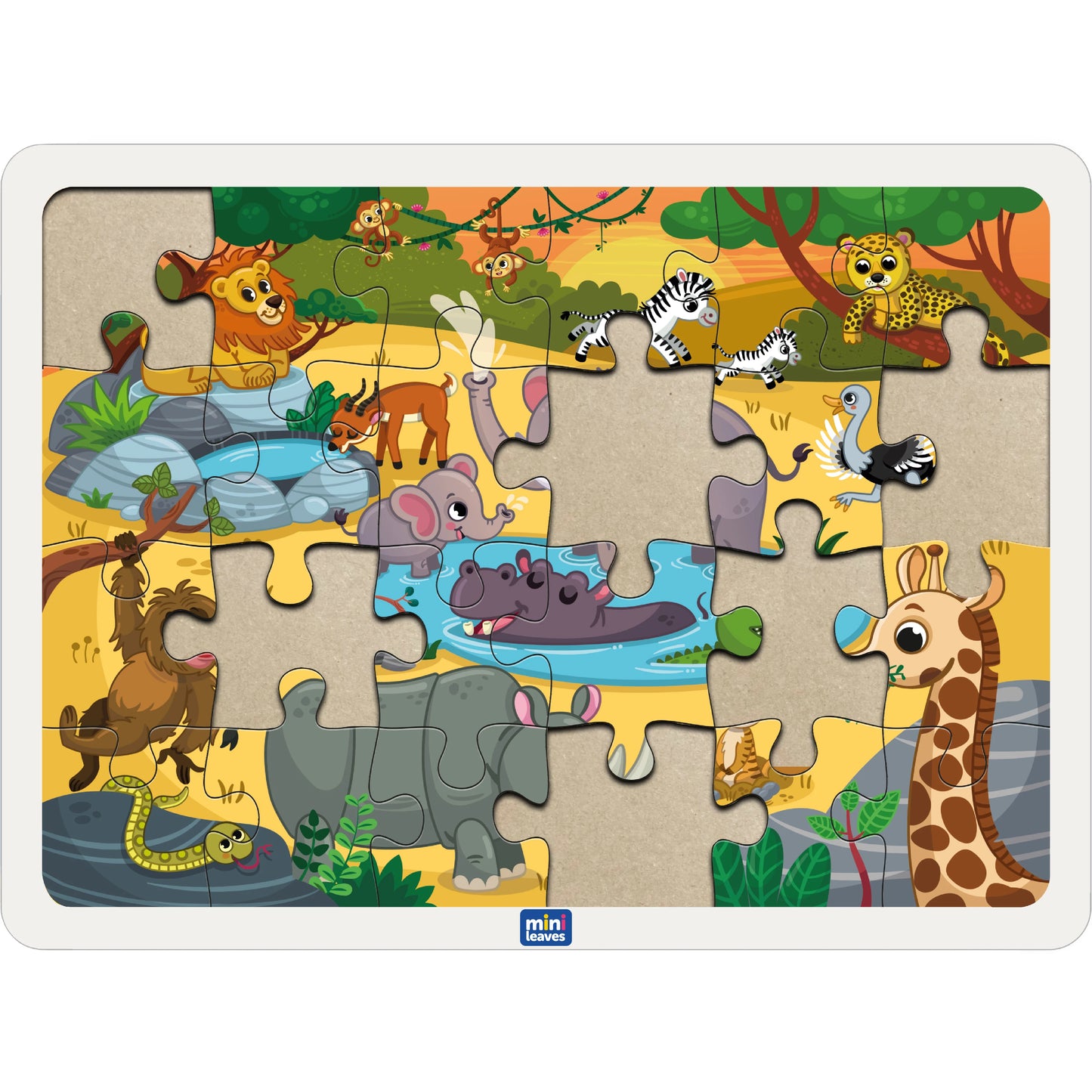 Buy Wild Safari Animal Puzzle Set - SkilloToys.com