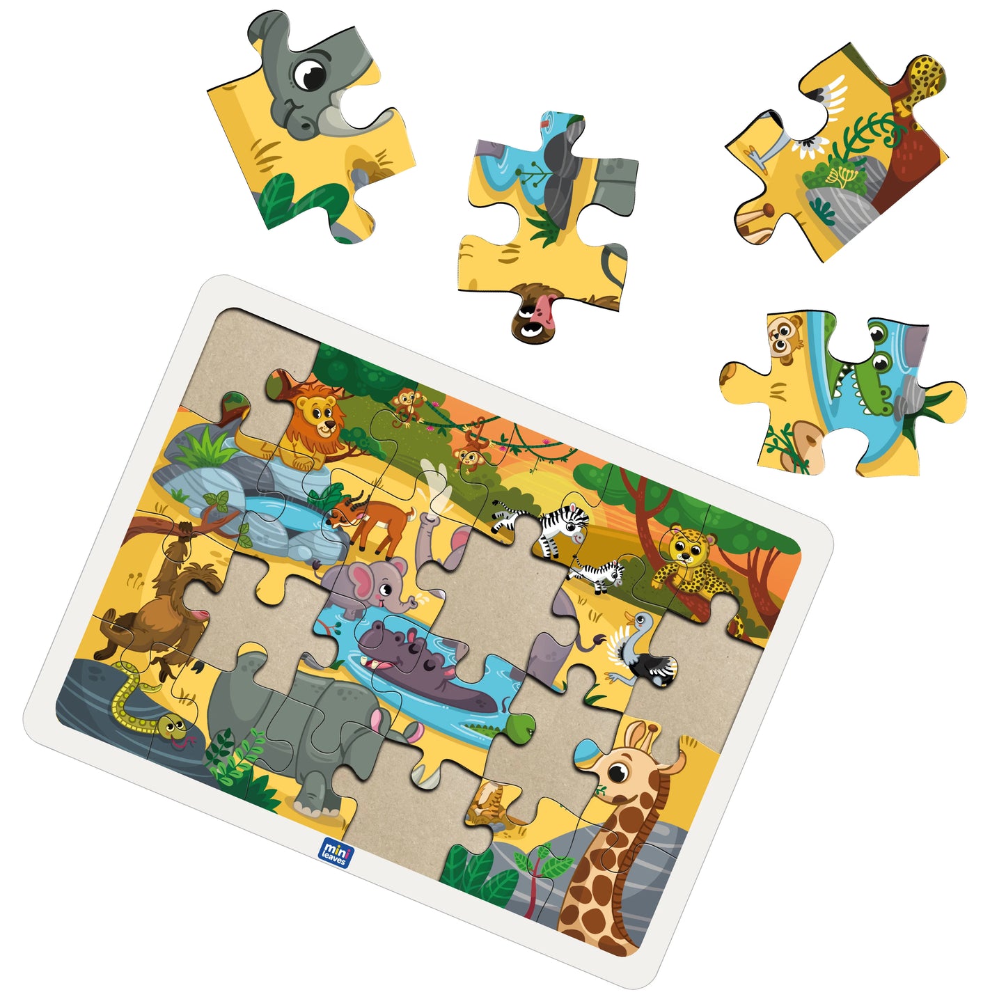 Buy Wild Safari Animal Puzzle Set - SkilloToys.com