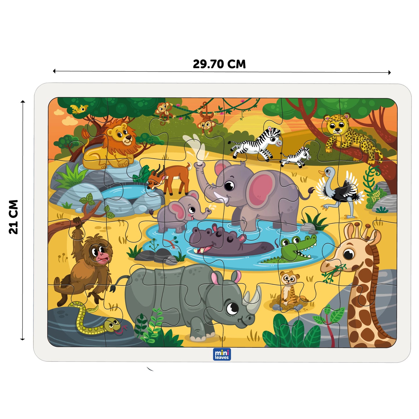Buy Wild Safari Animal Puzzle Set - SkilloToys.com