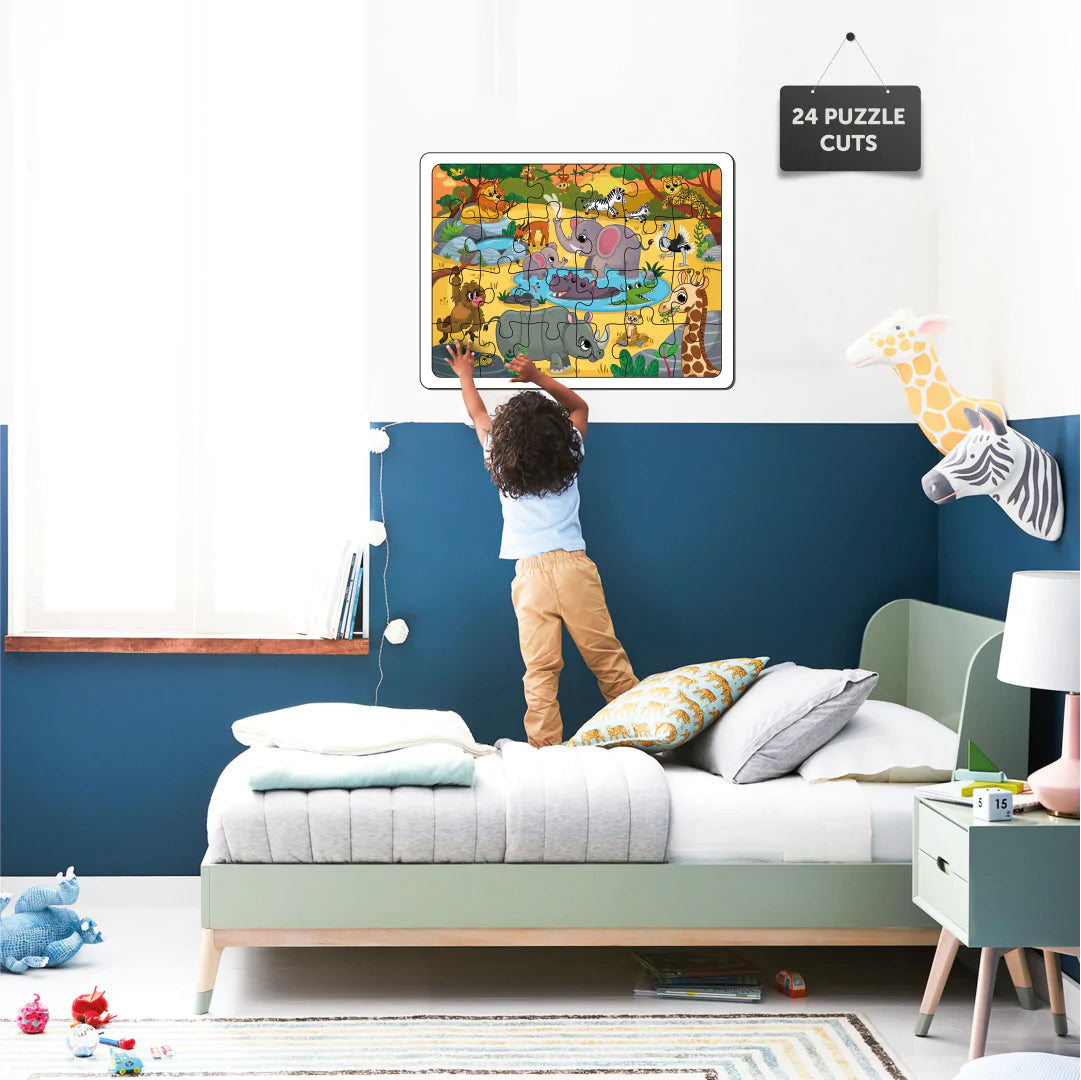Buy Wild Safari Wooden Puzzle Set 1 - SkilloToys.com