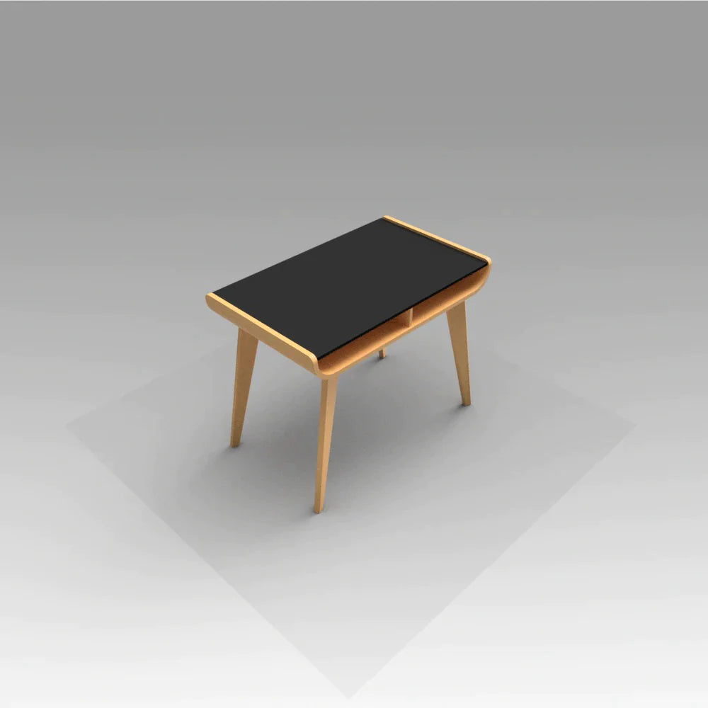 Buy Wooden Chalk Table with Black Board - Strong View - SkilloToys.com