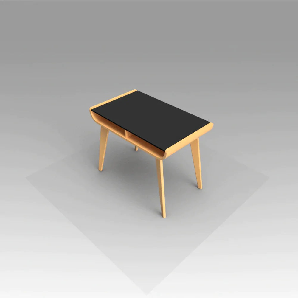 Buy Wooden Chalk Table with Black Board - Upper View - SkilloToys.com