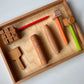 Buy Wooden Stamping Kit for Play Dough - Different Tools - SkilloToys.com