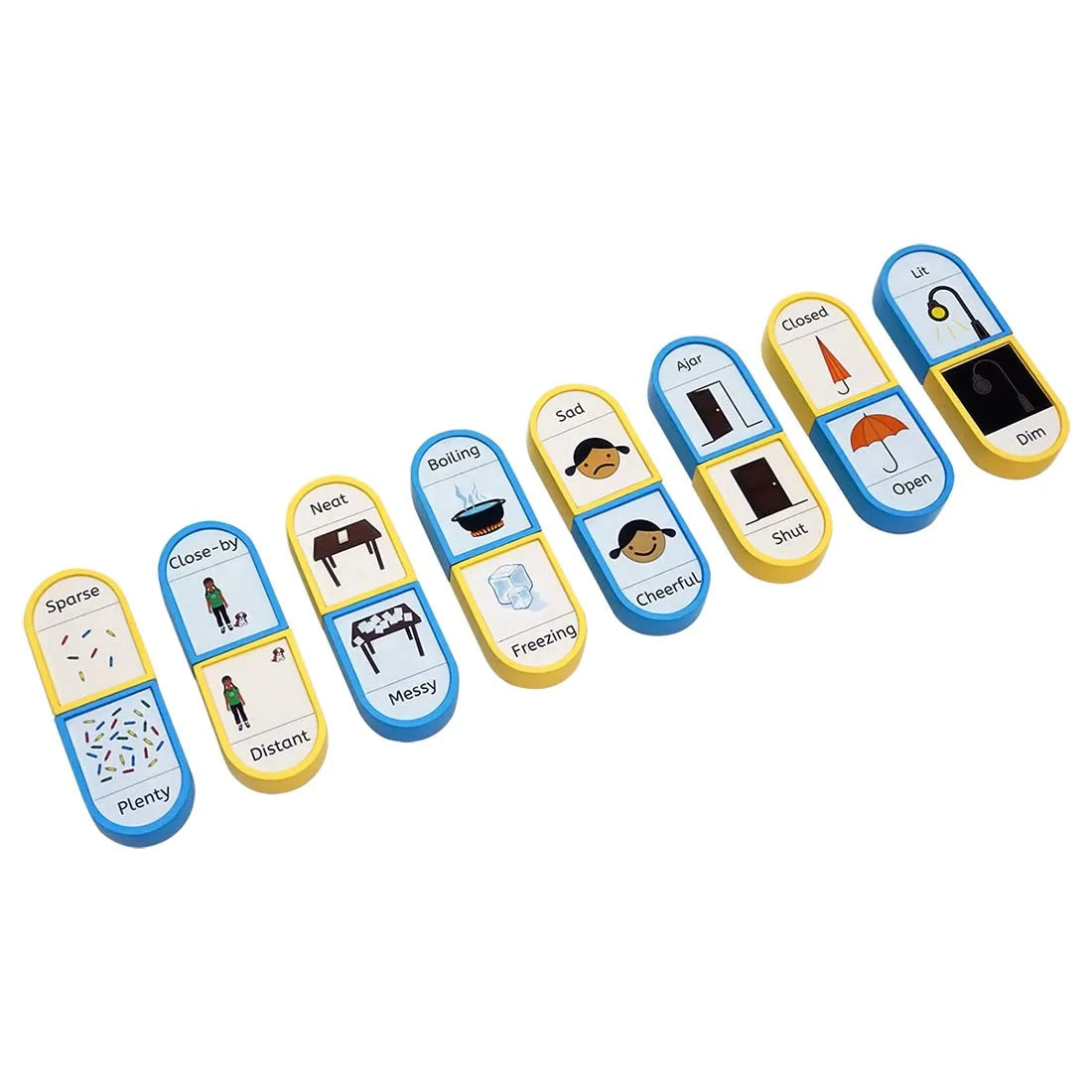 Buy Word Pair Pills Wooden Toy (8 Pairs) - Benefits - SkilloToys.com