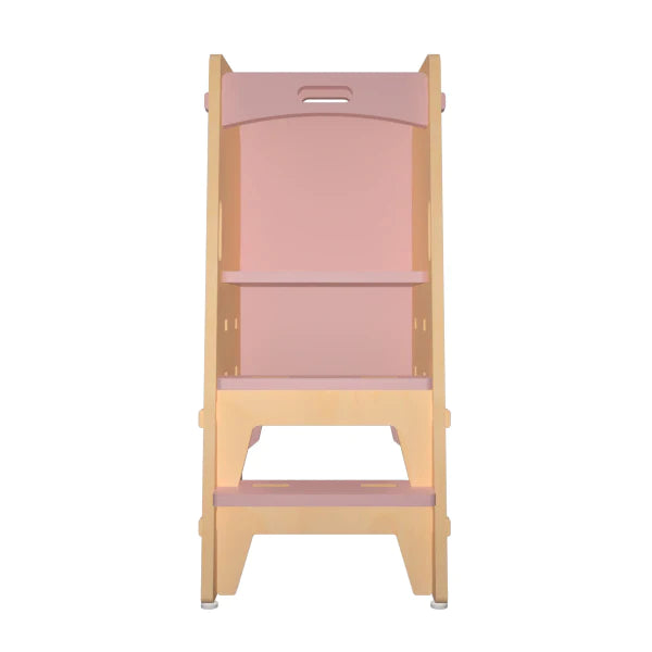 Buy Yellow Lychee Wooden Kitchen Tower - Front View - SkilloToys.com