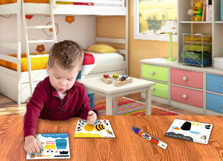 Buy Animals Cut And Glue Activity Kit - SkilloToys.com