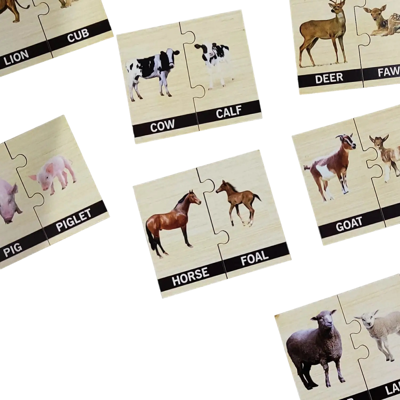 Buy Animals and Babies Learning Puzzle - SkilloToys.com