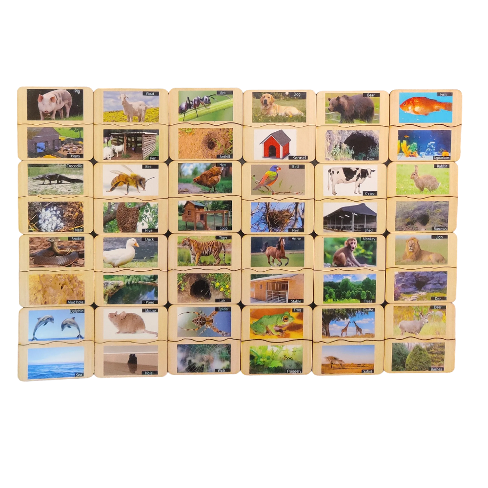 Buy Animals and their Habitat Learning Puzzle - SkilloToys.com