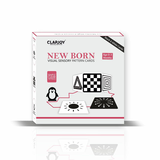 Buy Black and White Flash Cards for New Born Babies - SkilloToys.com