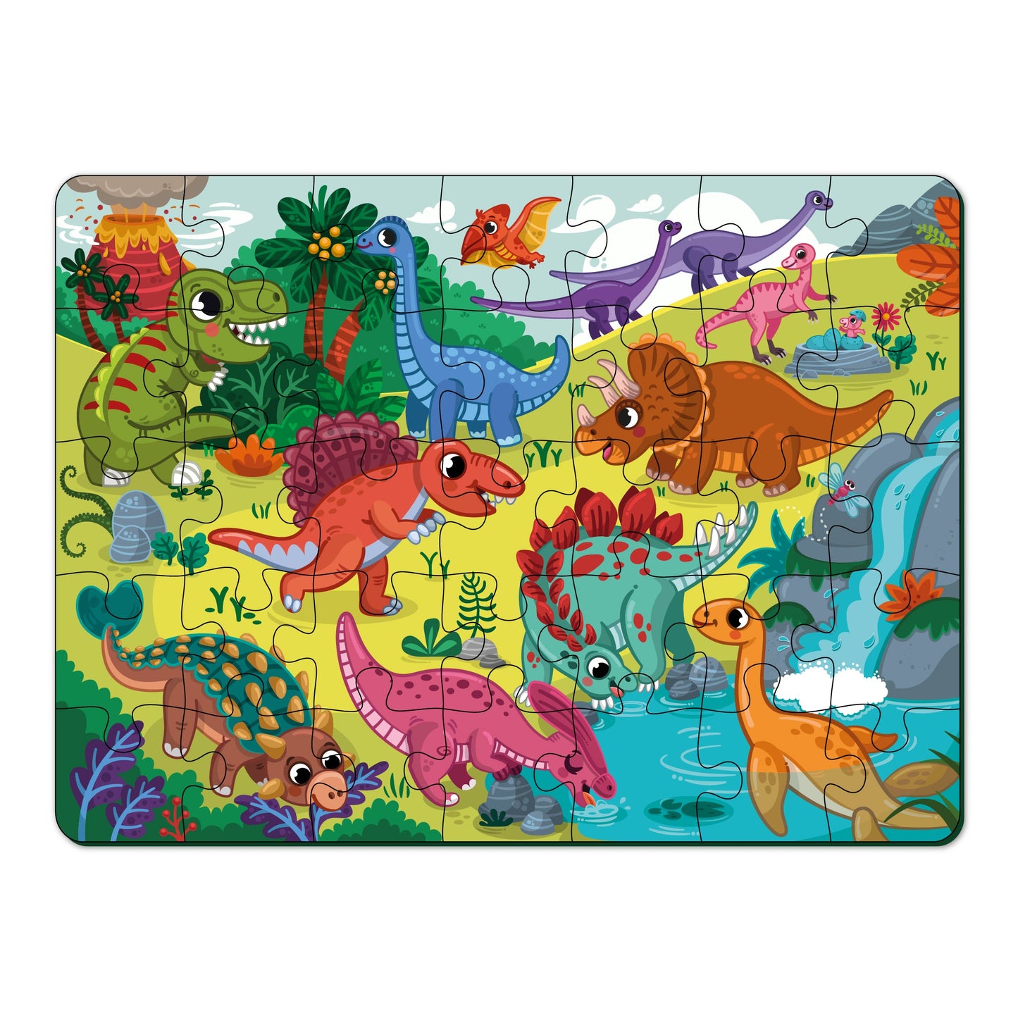 Buy Dinosaurs Wooden Puzzle (48 Pcs) - SkilloToys.com