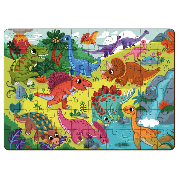 Buy Dinosaurs Wooden Puzzle (60 Pcs) - SkilloToys.com