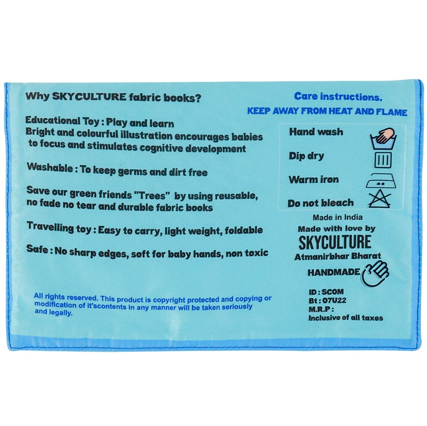Buy Hindi Aksharmala cloth book Hindi For Kids - SkilloToys.com