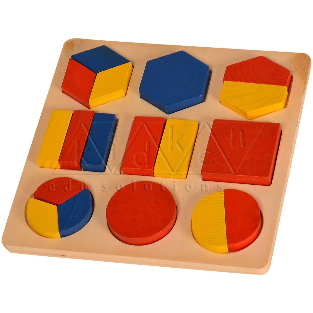 Buy Kidken Montessori Fraction Learing Board - Thin - SkilloToys.com