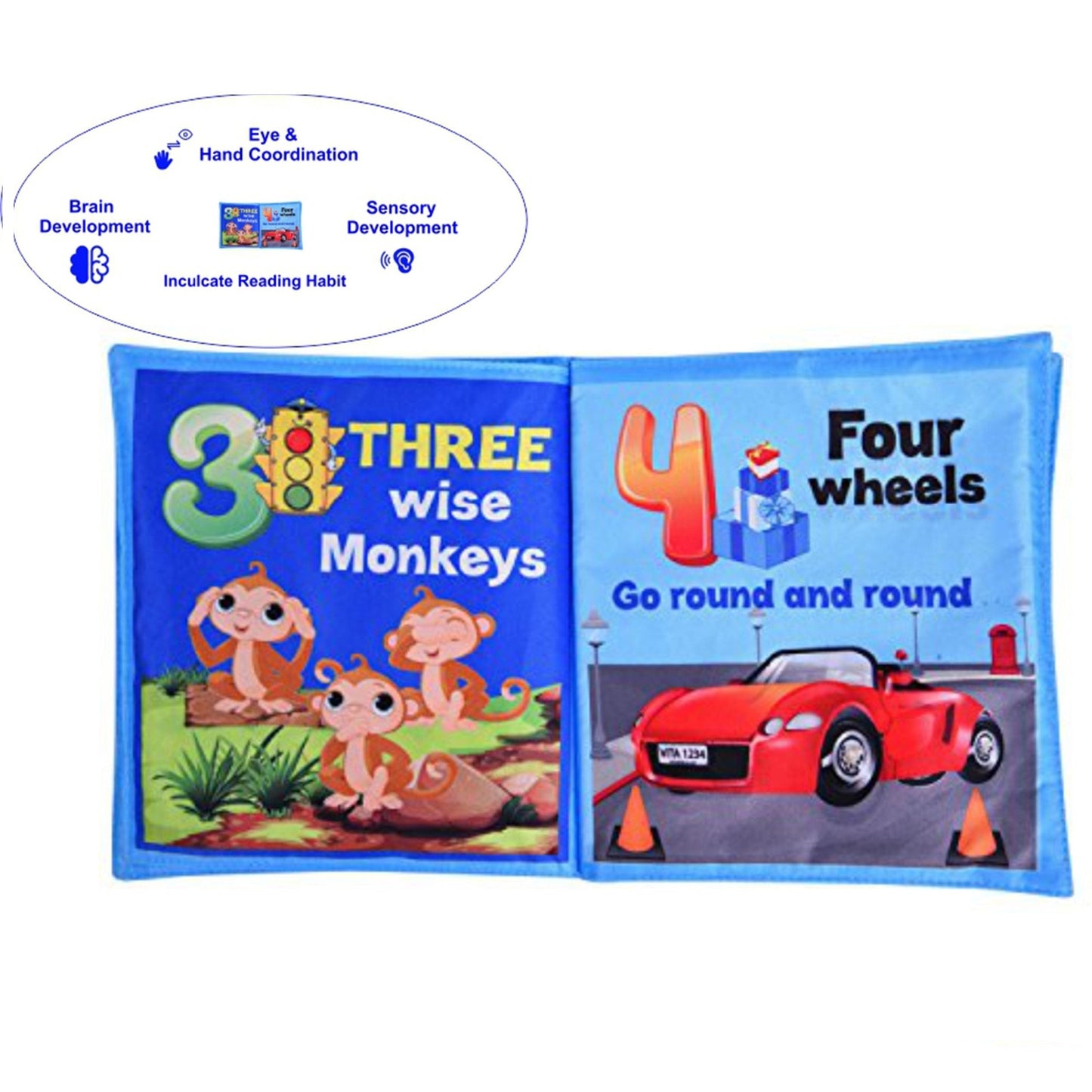 Buy My First Number Cloth Book English For Kids - SkilloToys.com