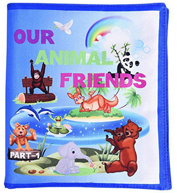 Buy Our Animal Friends Part 1 Cloth Book English For Kids - SkilloToys.com