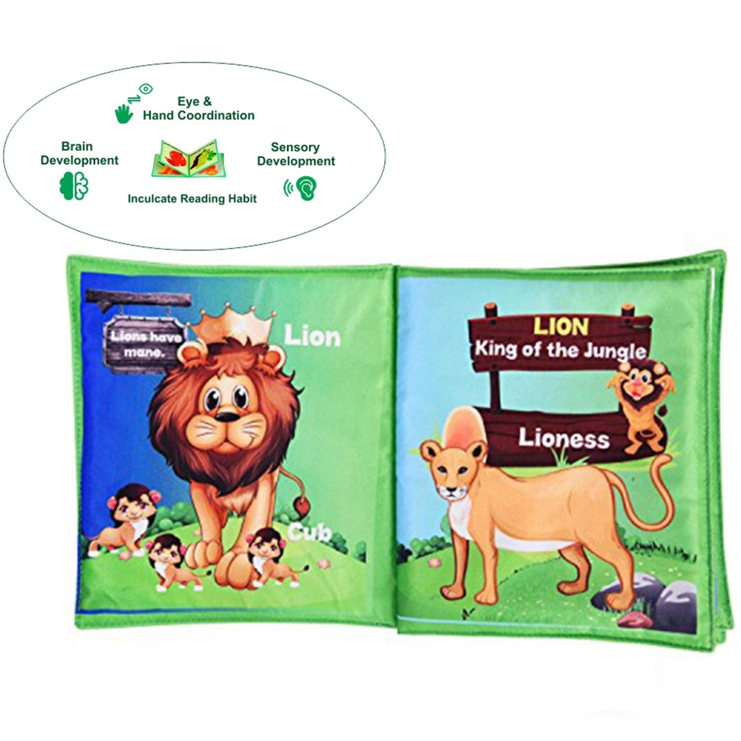 Buy Our Animal Friends Part 2 Cloth Book English For Kids - SkilloToys.com