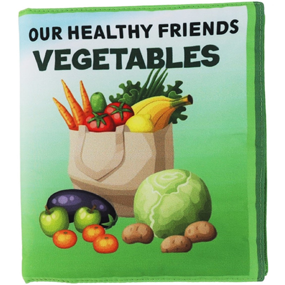 Buy Our Health Friend Vegetables Cloth Book English For Kids - SkilloToys.com