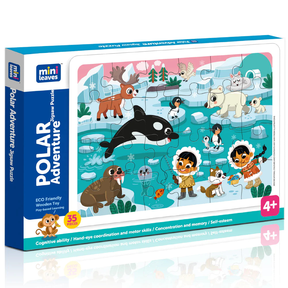 Buy Polar Adventure Wooden Puzzle Set - SkilloToys.com