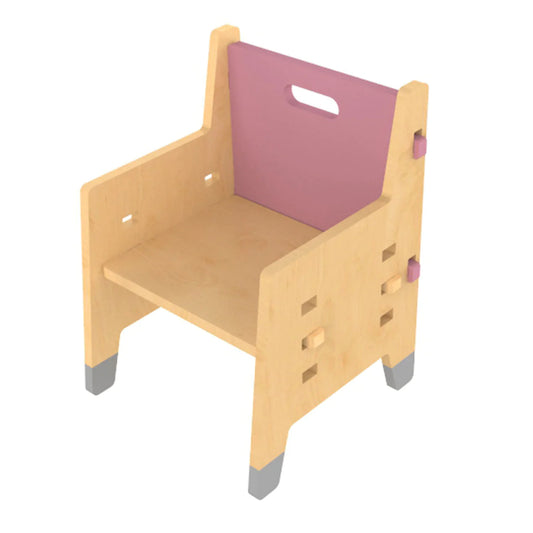 Buy Purple Mango Weaning Wooden Chair - Pink - SkilloToys.com