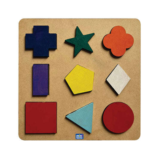 Buy Shapes And Colour Wooden Puzzle - SkilloToys.com