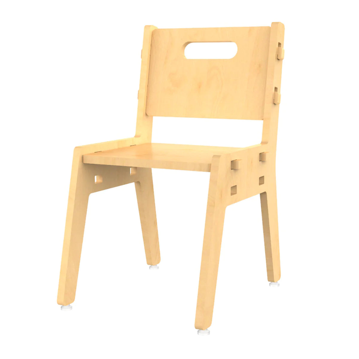 Buy Silver Peach Wooden Chair - Natural - SkilloToys.com