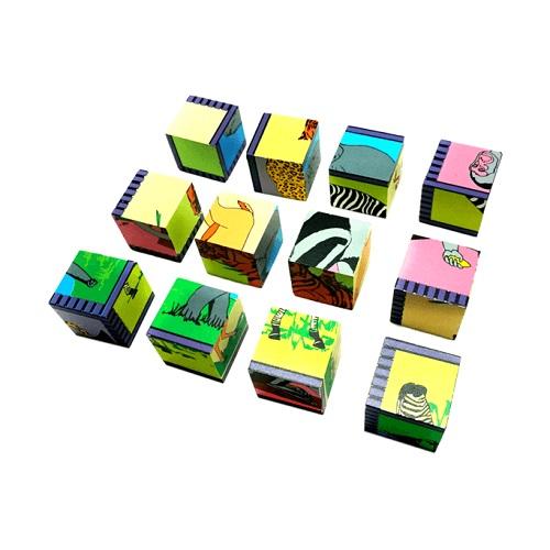 Buy Skola Animal Puzzle Blocks Wooden Toys - SkilloToys.com