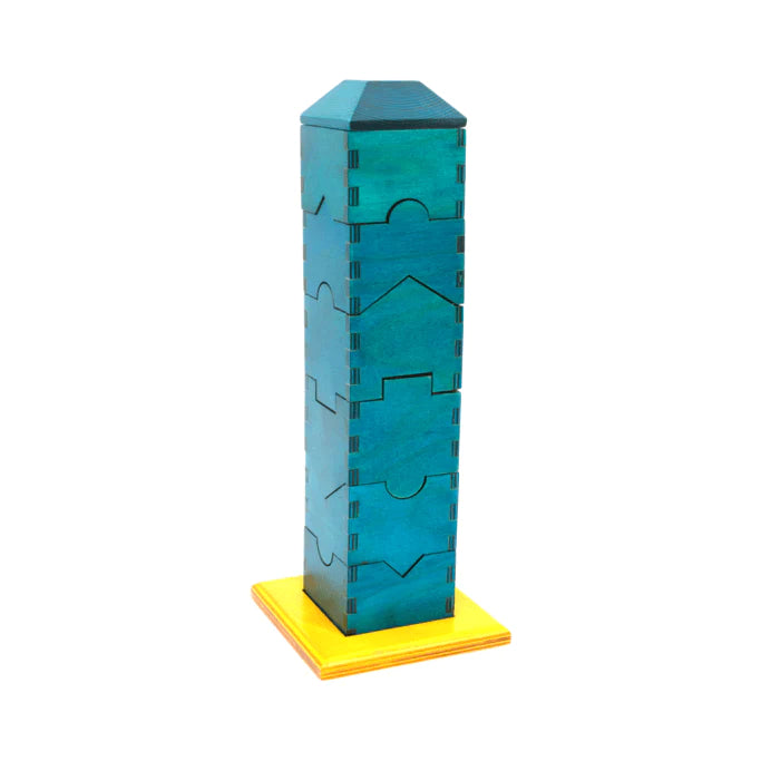 Buy Skola Jigsaw Tower Wooden Toy - SkilloToys.com