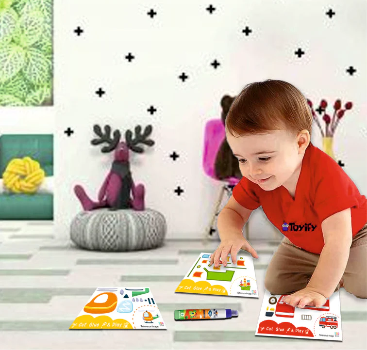 Buy Vehicles Cut And Glue Activity Kit - SkilloToys.com