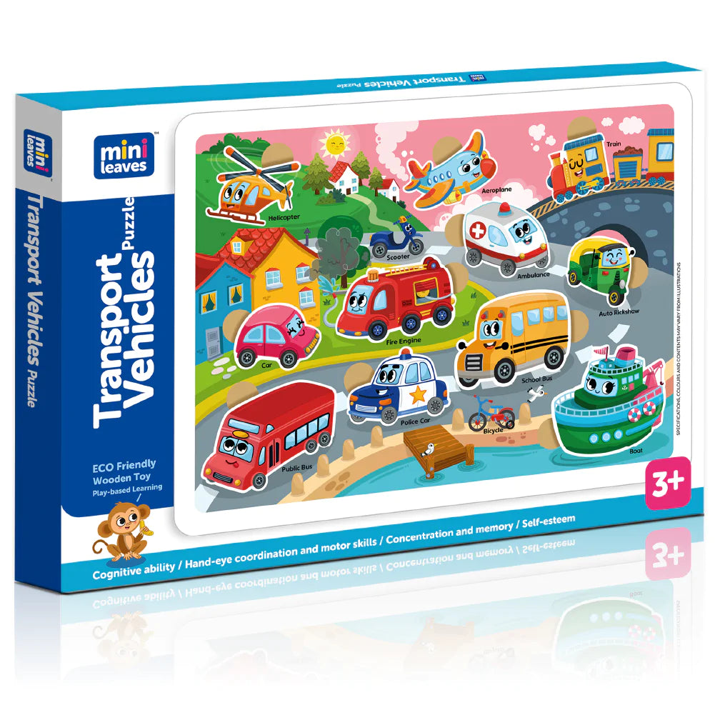 Buy Vehicles Wooden Puzzle Set - SkilloToys.com