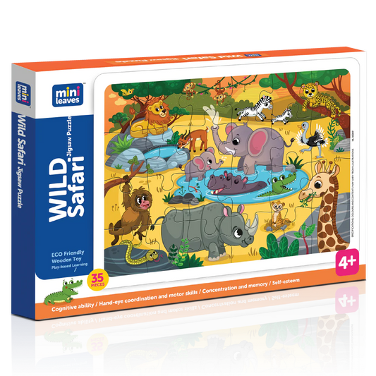 Buy Wild Safari Animal Puzzle Set - SkilloToys.com