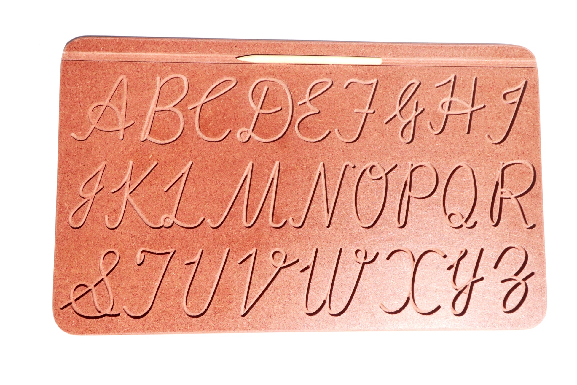 Buy Wooden Capital Cursive Alphabet Tracing Board - SkilloToys.com