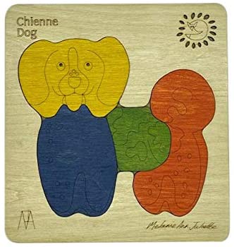 Buy Wooden Chienne Dog Puzzle Board - SkilloToys.com