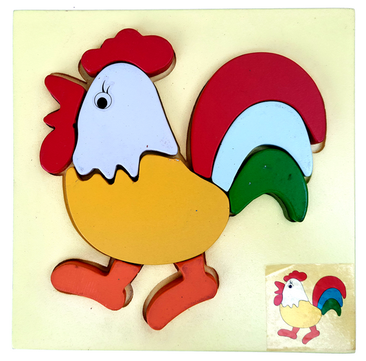 Buy Wooden Cock Puzzle - SkilloToys.com