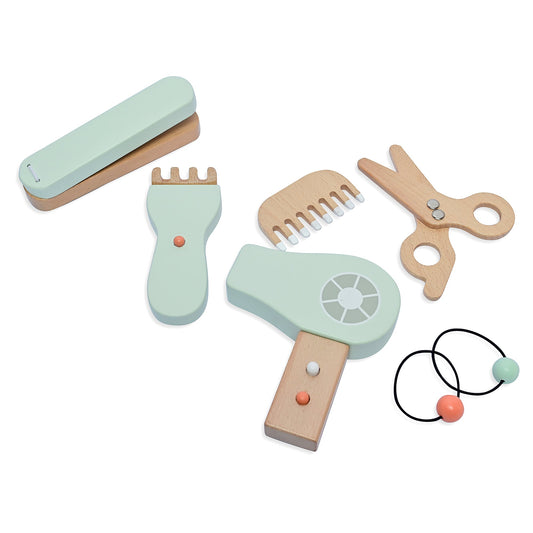Buy Wooden Comb & Shine Kids Hair Salon Playset - SkilloToys.com