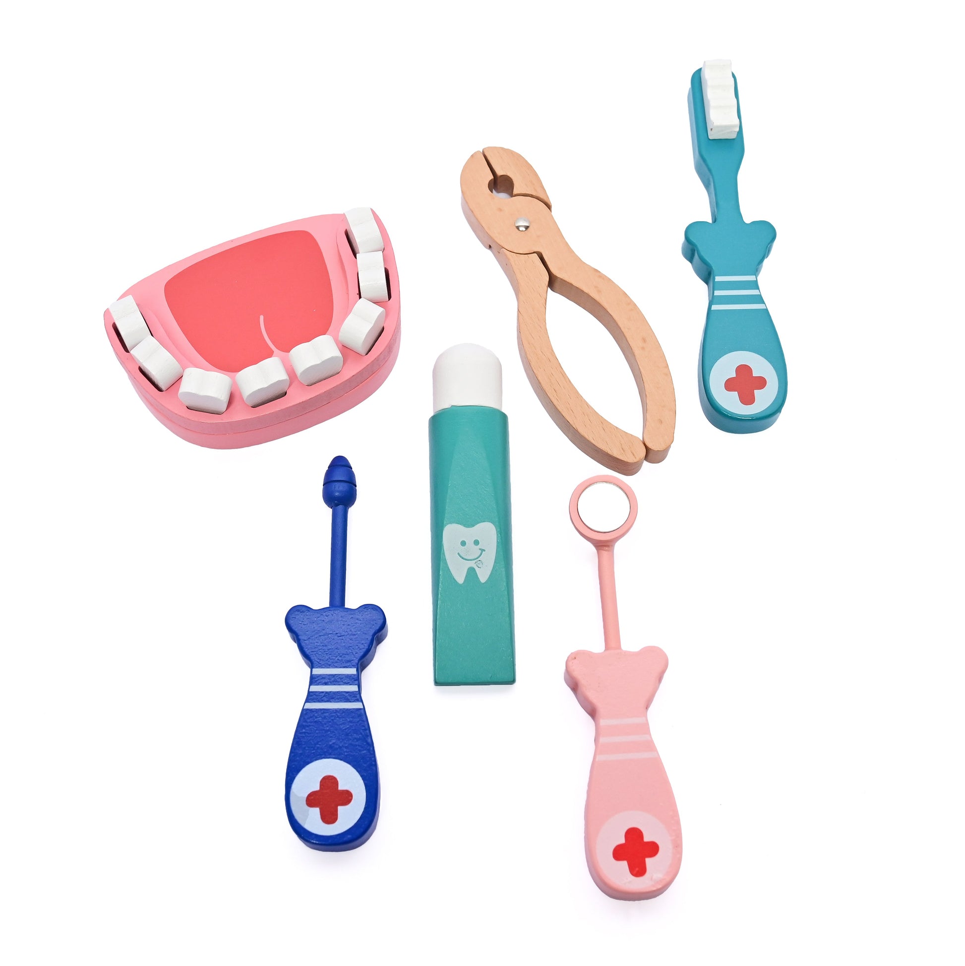Buy Wooden Dentist Toy - Set of 6 Pcs - SkilloToys.com