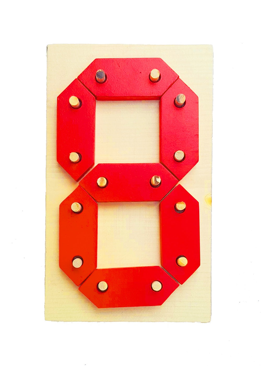 Buy Wooden Digit 8 Learning Board - SkilloToys.com