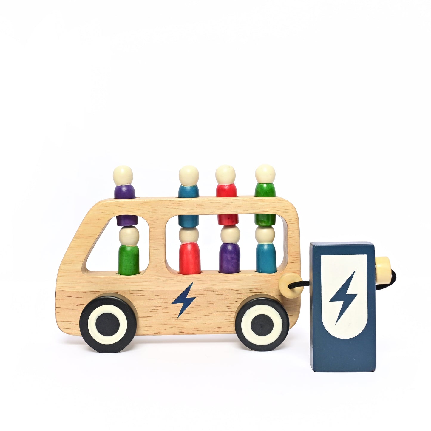 Buy Wooden Double Decker Bus Toy - SkilloToys.com
