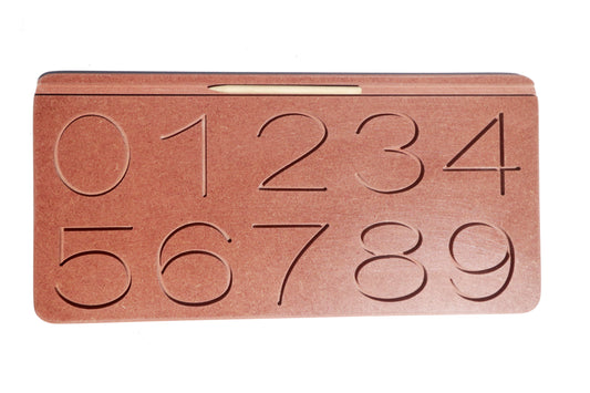 Buy Wooden English Numbers Tracing Board - SkilloToys.com
