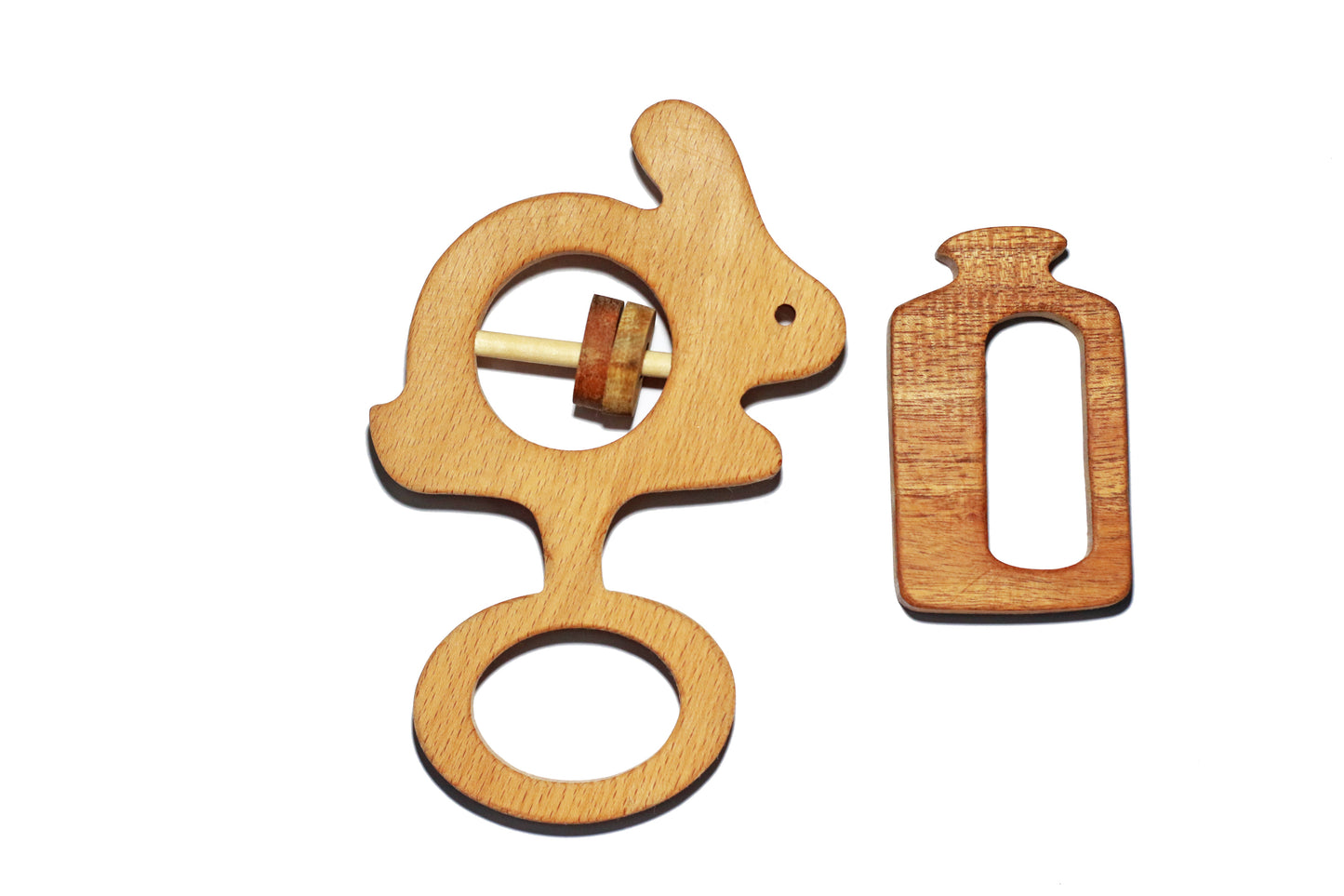 Buy Wooden Funny Bunny Rattle - SkilloToys.com