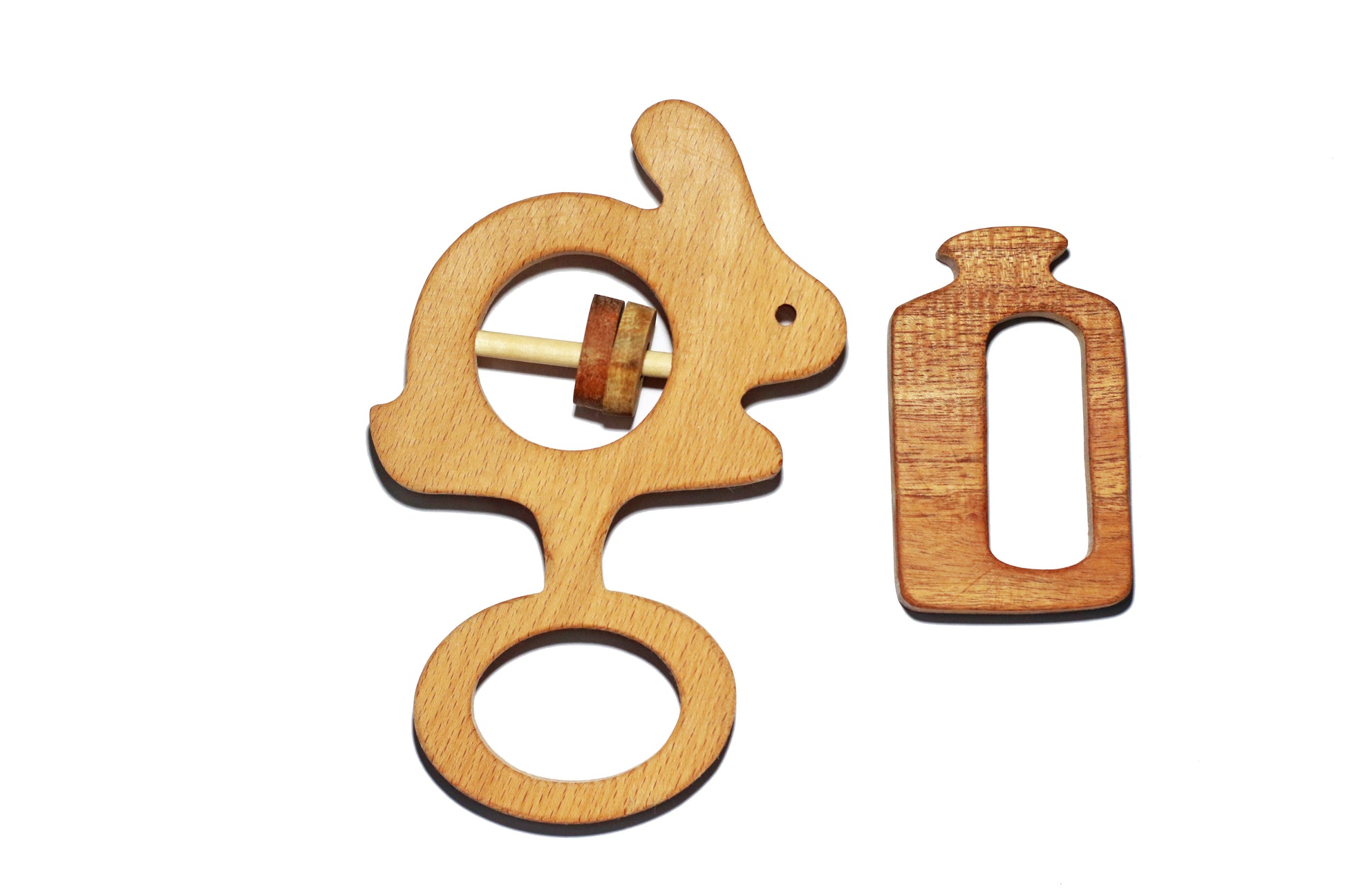 Buy Wooden Funny Bunny Rattle - SkilloToys.com