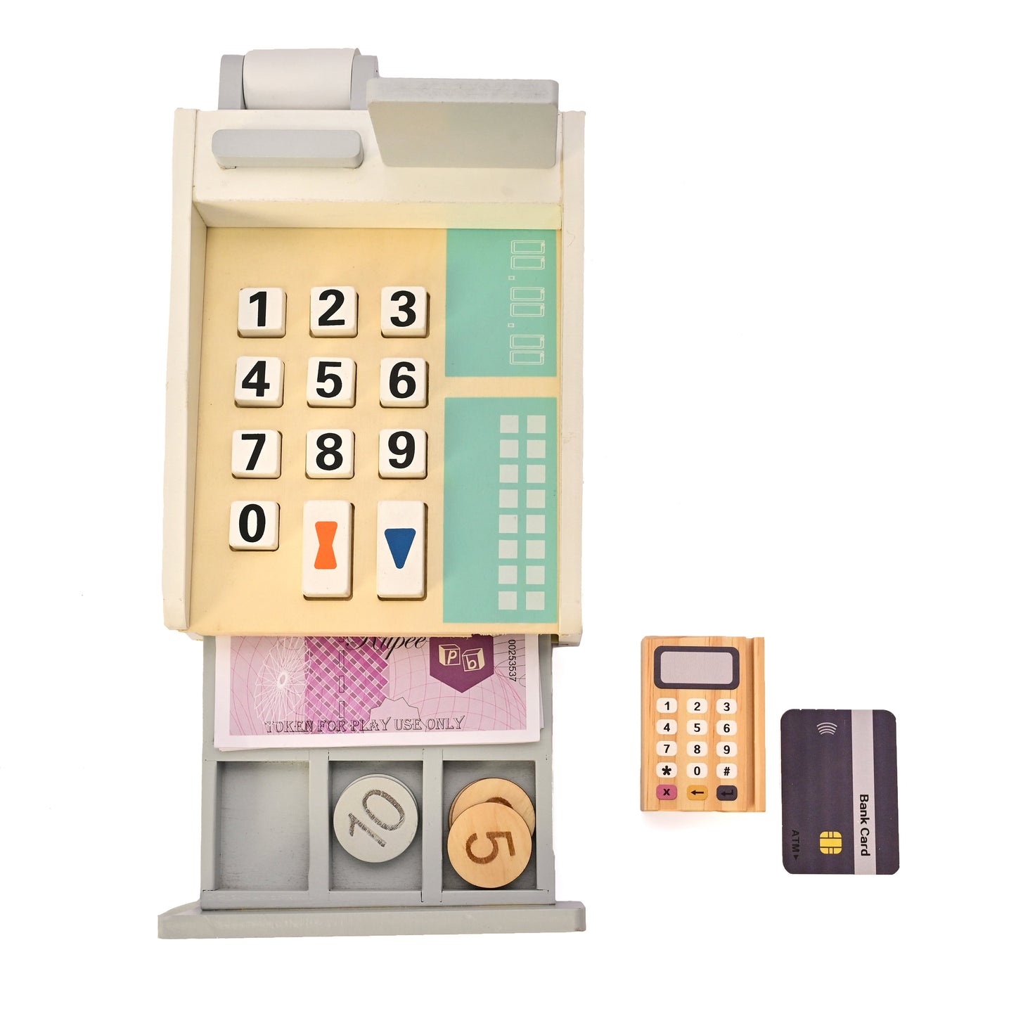 Buy Wooden Funny Money Cashier Toy - SkilloToys.com