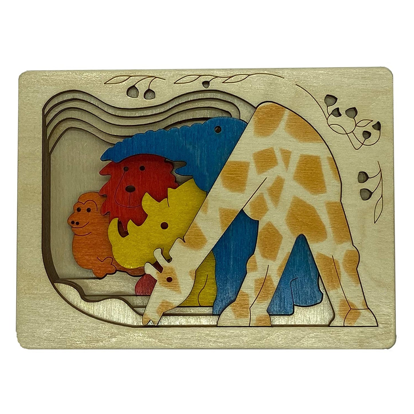 Buy Wooden Grassland Puzzles Board - SkilloToys.com