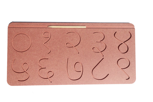 Buy Wooden Marathi Numbers Tracing Board - SkilloToys.com