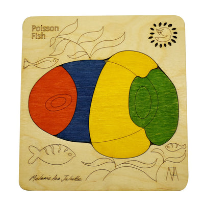 Buy Wooden Poisson Fish Puzzle Board - SkilloToys.com
