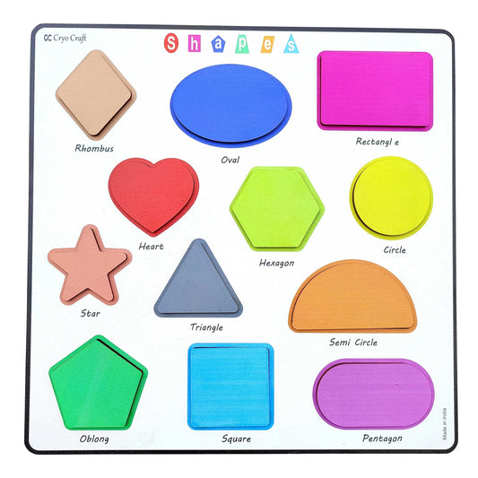 Buy Wooden Shapes Puzzle Board - SkilloToys.com