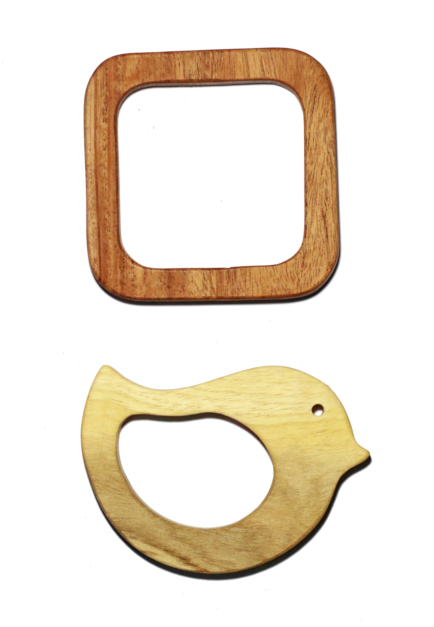 Buy Wooden Square Lovebird Teether - SkilloToys.com