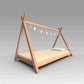 Buy Wooden Tent Bed and Play Gym - SkilloToys.com