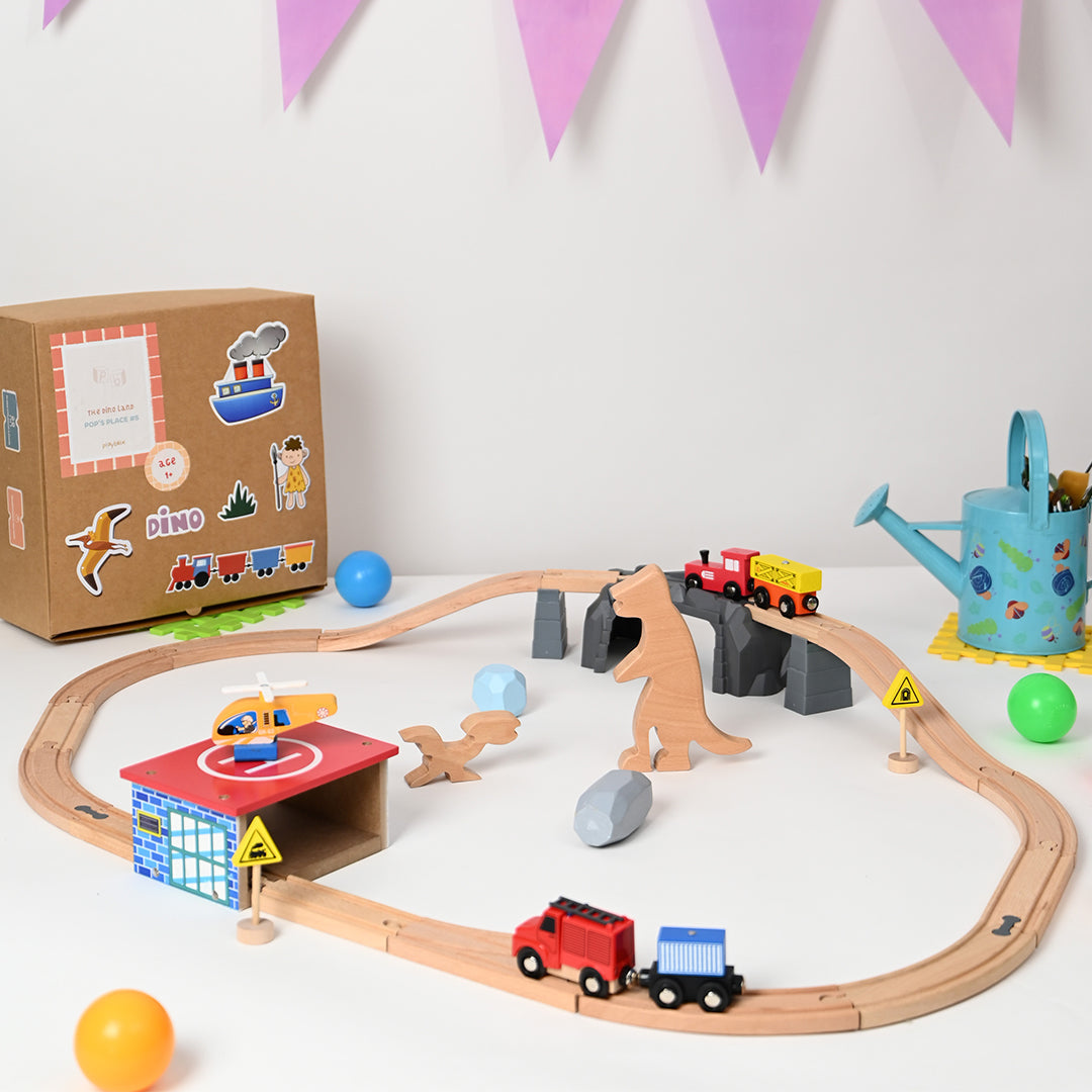 Buy Wooden The Dino Land - Second Set - SkilloToys.com