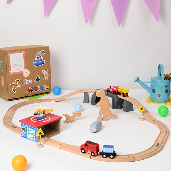 Buy Wooden The Dino Land - Second Set - SkilloToys.com